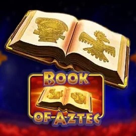 Book of Aztec online game logo by Amatic Industries on casino.arenamens.com