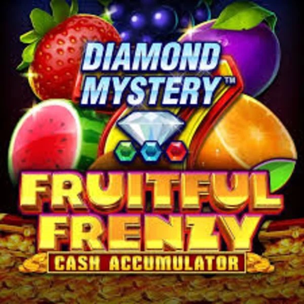 Diamond Mystery Fruitful Frenzy Cash Accumulator slot logo by Greentube at Arena Casino