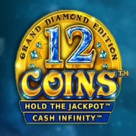 12 Coins Grand Diamond Edition logo by Wazdan at Arena Casino