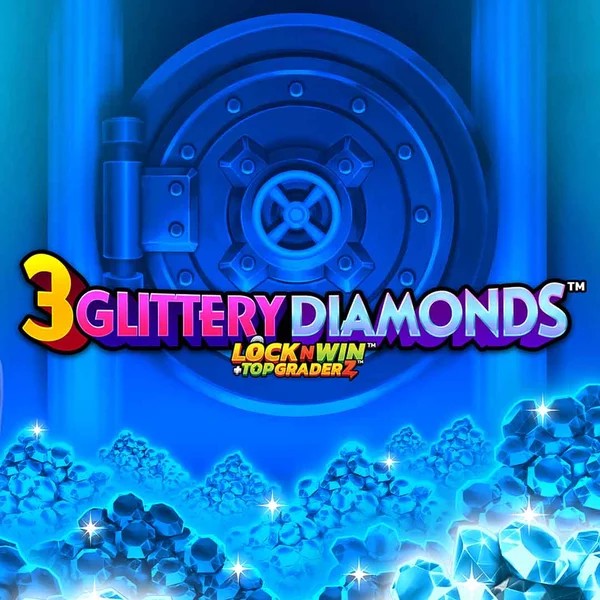 3 Glittery Diamonds casino game by PearFiction Studios – featured logo at Arena Casino