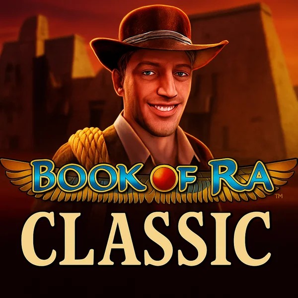 Book of Ra Classic logo by Novomatic Arena Casino
