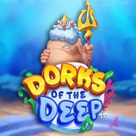 Dorks of the Deep slot logo by Hacksaw Gaming at Arena Casino