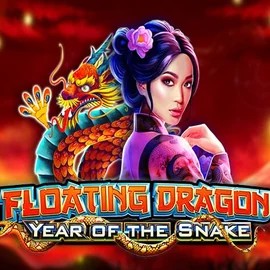 Floating Dragon Year of the Snake online game logo by Pragmatic Play on casino.arenamens.com