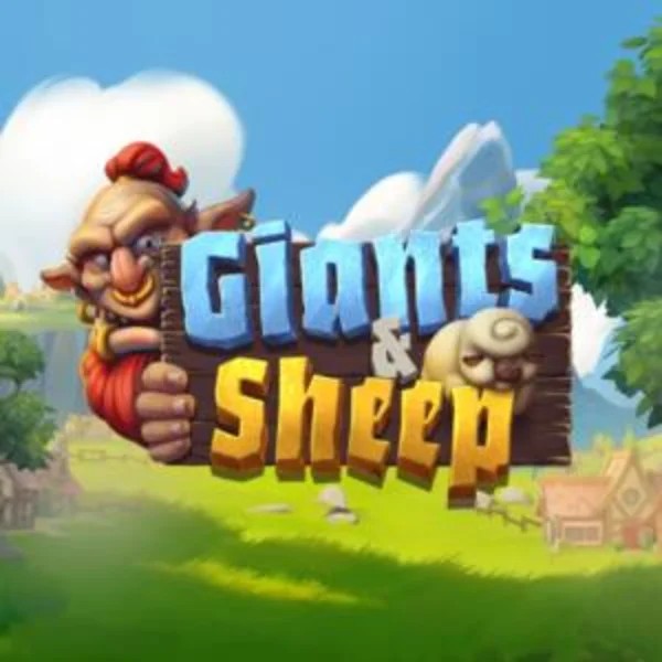 Official Slots logo: Giants and Sheep by Relax Gaming at Arena Casino