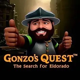 Slots logo of Gonzo's Quest from NetEnt at Arena Casino