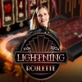 Lightning Roulette logo by Evolution at Arena Casino