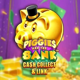Slots logo of Piggies And The Bank Cash Collect &amp; Link from Origins at Arena Casino