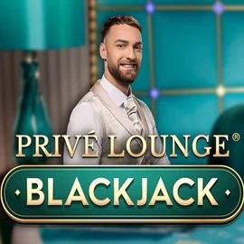 Privé Lounge Blackjack online game logo by Pragmatic Play on casino.arenamens.com