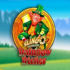 Slingo Rainbow Riches casino game by Gaming Realms – featured logo at Arena Casino
