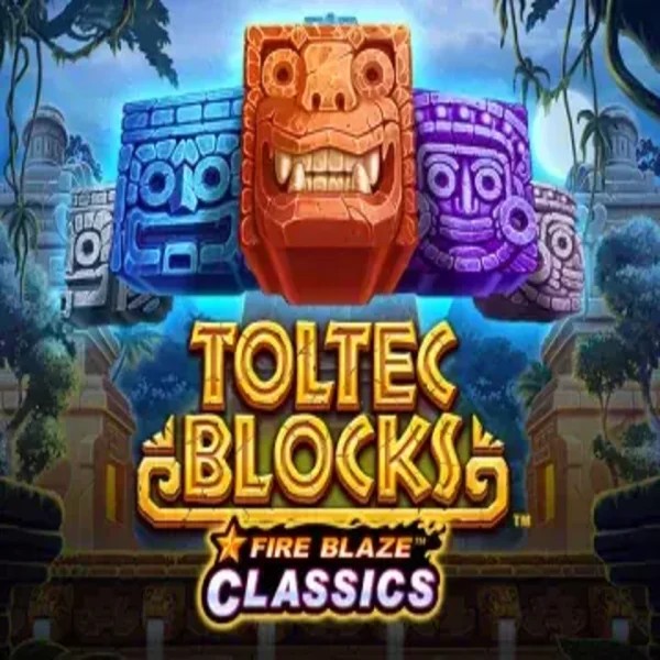 Fire Blaze: Toltec Blocks game by Rarestone Gaming – logo hosted on Arena Casino